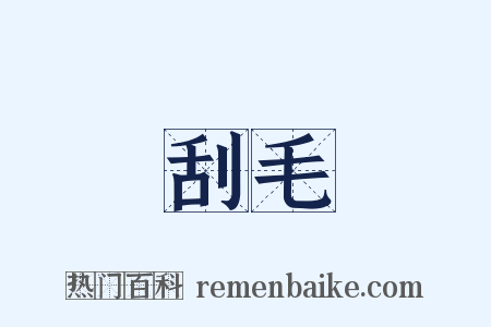 刮毛是什么意思的图片